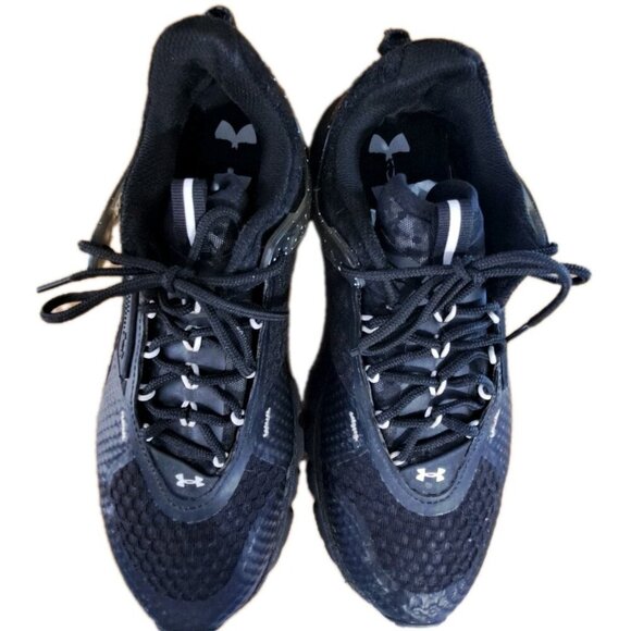 Under Armour Men's 8.5 Low Cut Michelin Sole HOVR Black Athletic Shoes - Picture 4 of 13